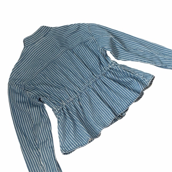 Future Collective | Striped Denim Drawstring Jacket - Picture 11 of 15